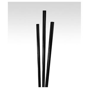 STNST1270501 Black 5&quot;  Unwrapped Cocktail Stirrers -