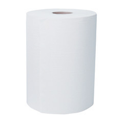 12388 Scott Slimroll 8&quot;X580&#39; White Hard Roll Towels - 6