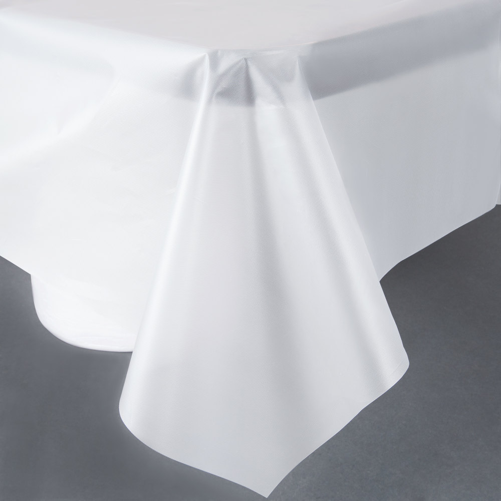 01-255 White 54x108 Plastic
Table Covers - 12