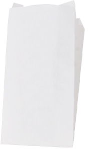 300331 White 4.75x 3&quot; x
12&quot; Deli Carryout Paper/Poly
Grease &amp; Moisture Proof Bags
- 500