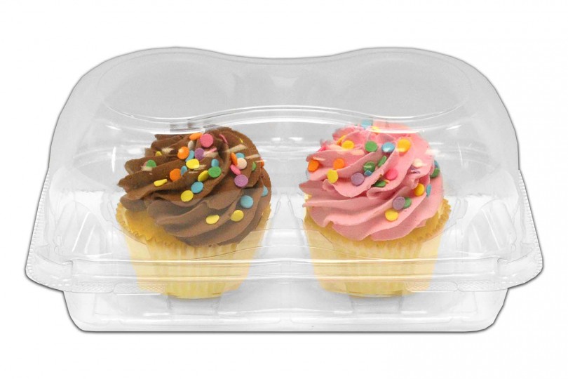 IP202 Jumbo 2-Count Clear
Cupcake Containers - 220