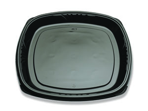 BP713-160 Black Forum 16&quot; Cater Trays (Warm) - 50(2/25)