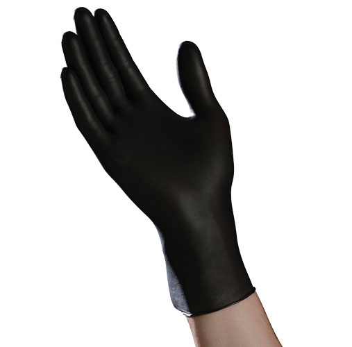MNIT104-M/NMD4201BLK Medium 
Black Nitrile Exam Powder Free 
Gloves - 1000 (10/100)