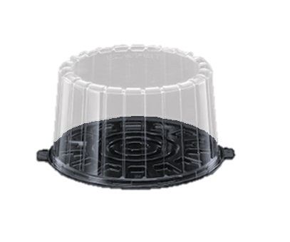 1008CL 8&quot; Double Layer Cake Containers with Lid - 100