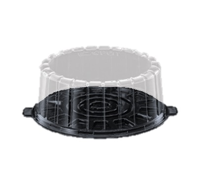 1008SBK 8&quot; Single Layer Cake
Containers with Lid - 100