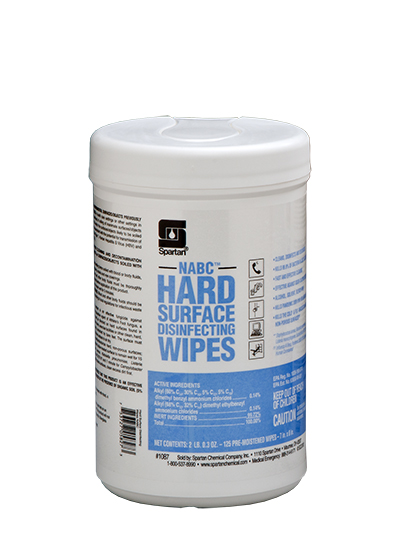 108706 NABC Hard Surface 
Disinfecting Wipes - 
750(6/125)
