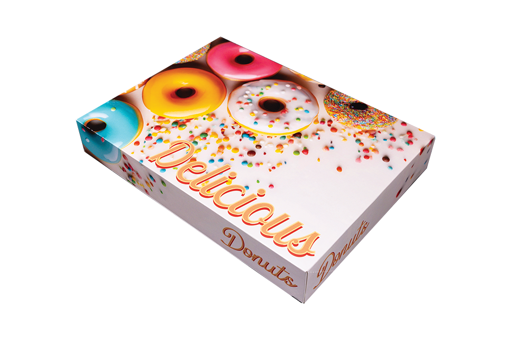 12373 "Delicious" Dozen Donut  Box - 125