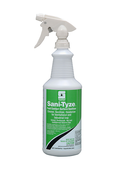 319503 Sani-Tyze Food Contact
Surface Sanitizer - 12(12/1
Quart)