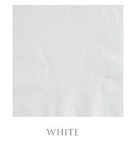 500-002 White 10x10 2ply 1/4 Fold Beverage Napkin -
