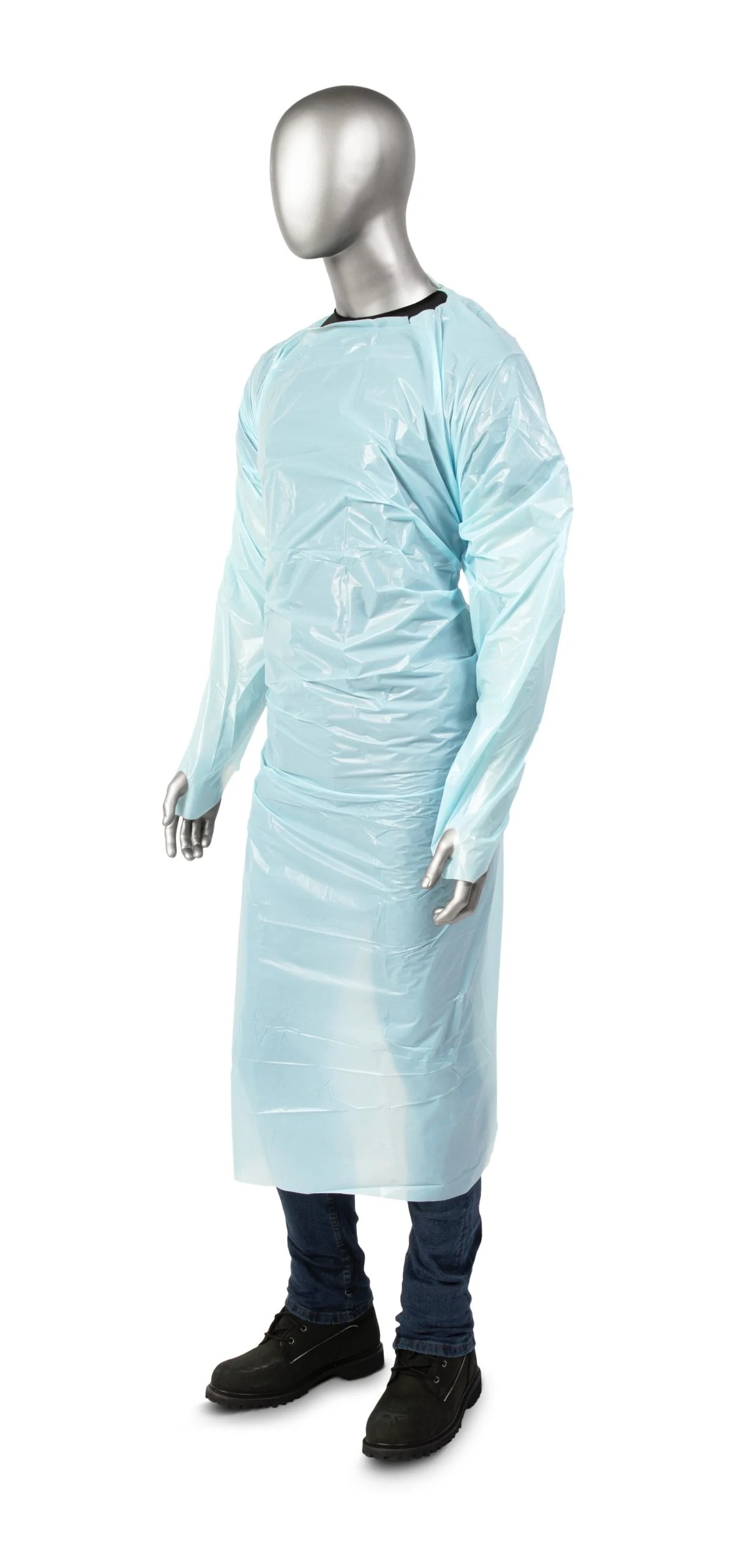 CPG45BTL4 Large Blue Cast Aprons - 100