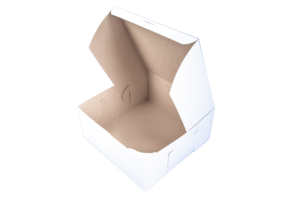 0961 White 9" x 9" x 4" Bakery Boxes - 200